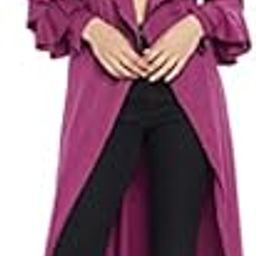 Wine Color Women's Long Cotton Shrugs (HYPW03426)-picture-12
