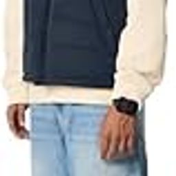 Puffer Jacket // 001 Navy Blue Unisex 100% Polyster Slim Fit Sleeveless 2 Waist Front Functional Pockets Front Zipper Closure with Covered Flap-image-100