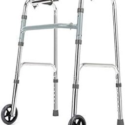 Veayva Balanced Frame Folding Walker With Wheels Suitable For Adults,Seniors & Patient (WITH WHEELS LIGHT WEIGHT RECIPROCAL)-9