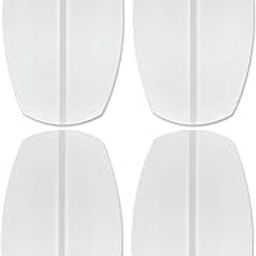 Silicone Bra Strap Cushions Holder Soft Slipping Silicone Bra Cushions Pads Non-Slip Shoulder Pads Protectors for Women Girls ((2 PAIR), WHITE)-image-67