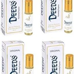 Unisex Almas Deeds Roll On Fresh Attar Pack Of 4-52