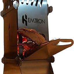 Portable Stainless Steel Wood-Fired Camping Stove, Foldable, Lightweight, for Outdoor Cooking-image-25