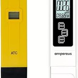 AMPEREUS EC Meter and pH Meter, Total Dissolved Solids with EC and Manual pH Meter for Water Testing, for Household Drinking Water, Swimming Pools, Aquariums, etc.-4
