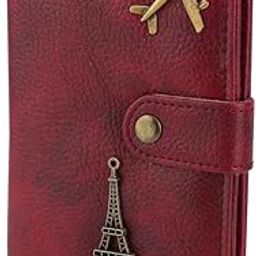 Personalised Name & Charm Leather Passport Cover Holder for Men & Women (Maroon) | Birthday Gifts for Women-image-79