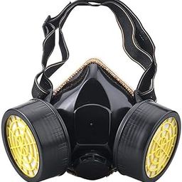 JAPP Gas Chemical Anti-Dust Paint Respirator | Double Filter Half Face Reusable Respirator with Activated Carbon Box (Multicolor)-image-34