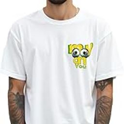Men's Oversized French Cotton Round Neck custom-01 Graphic Print-image-50