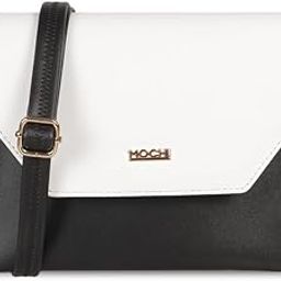Women Faux Leather Sling Bag with 3 Compartments and Magnet Flap Closure-image-1