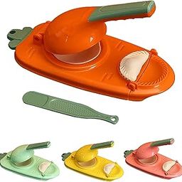 KALSHARI® Momos Maker 2 in 1 Dumpling Maker, Dumpling Press, Dumpling Maker Machine, Multifunction Dumpling Mold Set, Dumplings Skin Artifact DIY Tool, Manual Dumpling Press Maker-18