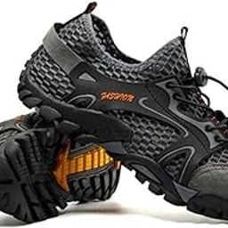 Hiking Shoes Men Breathable Non-Slip Sneakers Lightweight Low Top Water Shoes Quick Dry Barefoot Aqua Swim River Shoes-image-60
