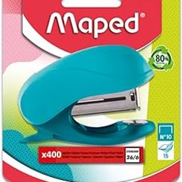 Maped Vivo N Degree 10 Mini Stapler with 400 Staples Random Color, Blue, Standard, (40300)-image-43