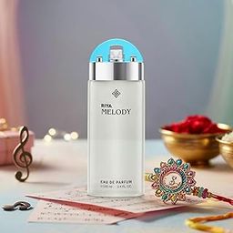 Riya Melody Sea Green Eau De Parfum with 2 Rakhi Set | 100 ml Perfume for Women | Long Lasting Fragrance-71