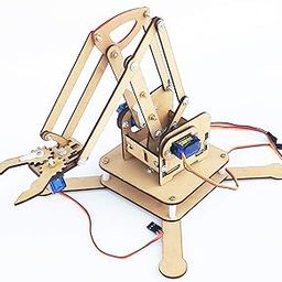 Kit4Curious 4 DOF servo Controlled Robotic arm with Gripper Complete kit with 4 servo Assembled-2