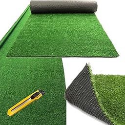 ATOOTFUSION 40 MM Artificial Green Grass Mat 6.6 Feet X 15 Feet for Home Decor_Balcony_Floor Carpet_Terrace_Decoration_Lawn and Garden with 1 Blade_1 X 2 Feet Size Grass Mat-image-46
