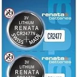 MICROUSB Compatible with Renata Original 100% Cell CR 2477 Lithium Coin Button CR2477 Battery 3V, Suitable for Car Sensors, Scales Wearables & Medical Devices Freshly Pack (Pack of 5)-53