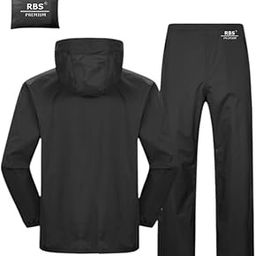 Waterproof Raincoat for Men | Lightweight & Durable Rain Jacket with Hood | Windproof & Breathable | Travel-Friendly, Bike & Motorcycle Use | Full-Length Protection-image-73