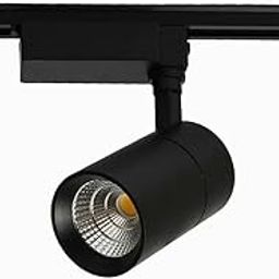 NORTIXON 10W LED Track Light Fixture Warm White, Black Cylindrical Spotlight, Adjustable Mount, COB Reflector|with Black Aluminium Body|-image-30