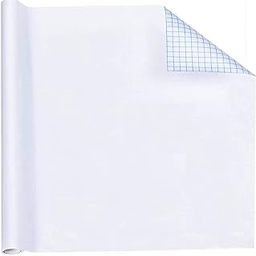 SIA VENDORS Whiteboard Stick, White Board Stick on Wall, Dry Erase Board Sticker for Wall, Peel and Stick Whiteboard Paper, Self Stick Removable Wallpaper Homeworking Office Home (24 X 48 INCHES)-image-92