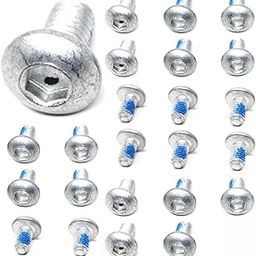 LORWADIYA Bicycle Disc Brake Rotor Bolts Screws for MTB Cycle M5x10mm Durable (24pc)-image-7