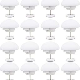 Potanro White Duvet Clips 16 Pcs Reusable Duvet Cover Clips Comforter Duvet Pins Cotton Quilt Clips Duvet Clips Bedding Holder for Quilts Blanket Sheet Bed (White)-picture-19