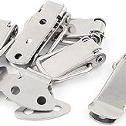 Ubersweet® Imported Stainless Case Box Chest Trunk Latch Catch Clamp Clip 5Pcs-image-68
