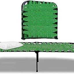 CASSAFLIP Bed | 1 Year Warranty | Portable Single Bed | 72x36 inches Bed Size | with Synthetic Stripe | Strong Iron Steel Metal Frame Pipe | Easily Storable Bed (Modern,Multicolor & Pillow)-image-70