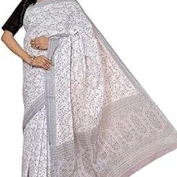 Pure Cotton Saree Printed Without Blouse Piece-image-38