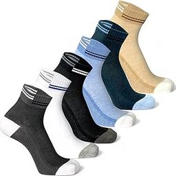 Pure Cotton Premium 6 pair Ankle Socks for Men & Women Anti-Odor, Perfect Fit – for Office, Formal Casual & Everyday Wear Stretchable Free Size Anti Slip Sweat Free-image-10