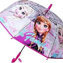 Pink Frill Princess Umbrella, Princess Theme Umbrella, Girl Cartoon Print Umbrella's for Kids, Transparent Dome Umbrellas for Girls, Chaata For Rain Chatri For Kids-27