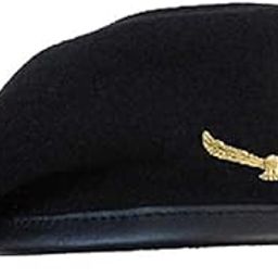 Army Style Cap, Rajputana Cap, Classic European Hat, Woolen Beret Cap, Che Guevara Cap with Eagle-image-40