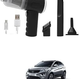 LOVMOTO Portable High Power Car Vacuum Cleaner | USB Rechargeable Wireless Handheld Car Vacuum Cleaner Traveling, Camping Reusable,Portable,Rechargeable Vacuum (3 in 1 Vacuum) Comfortable with Ne-xon-30