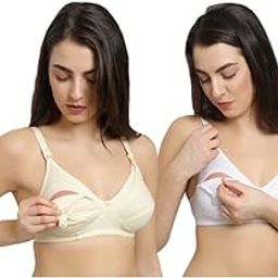 Women's Cotton Non Padded Maternity Nursing Bra for Pre & Post Pregnancy | Nursing Bra for Women | Maternity Bra Full Coverage | Maternity Nursing Bra || B-Cup Size.-image-73
