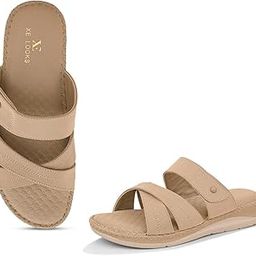 xe looks Women's Comfort Doctor Slippers – Orthopedic Sandals with Soft Cushioned Sole and Adjustable Straps for Girls & Womens-picture-15