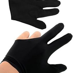 JBB Billiards Pool Snooker Spandex Gloves (Black)-picture-18