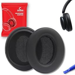 Crysendo Headphone Cushion for Tribit XFree Go Headphone | Replacement Ear Cushion Foam Cover Ear Pads Soft Cushion | Protein Leather & Memory Foam Earpads (Black)-image-70