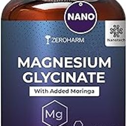 ZeroHarm Magnesium Glycinate 120 Capsules |1360mg Magnesium Supplements for Muscle Support & Nerve function | Regulate blood sugar levels & Blood pressure| Improves sleep cycle | Promotes Brain health-13
