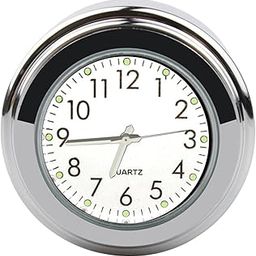 SAZ DEKOR Motorcycle Handlebar Mount Clock for Helicopter Cruiser Wear-Resistant White-image-21