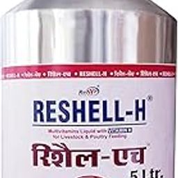 REFIT ANIMAL CARE Veterinary Vitamin H Supplement for Cow, Cattle, Goat, Chicken, Layers, Broilers, Poultry and Other Livestock Animals, 5 LTR, Reshell H-image-40