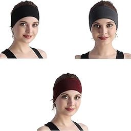 Hair Bandpati Headband Hair Bandpati For Females | Non-Slip Printed Headband Adjustable Stretchy Headband for Girls & Womens free size-image-92