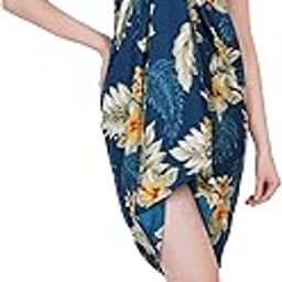 Printed Summer Beachwear Coverup Wrap Sarongs - Dark Blue-picture-55