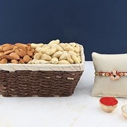 SFU E Com Dry Fruit Hamper For Rakshabandhan Gift | Dry Fruit And Rakhi For Brother | Dry Fruit Basket Hamper | 121-86