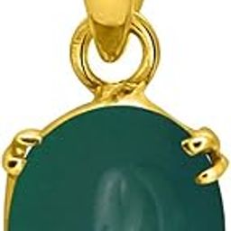 3 to 12.50 ratti Green Onyx Stone panchdhatu Pendant Green Onyx Gemstone cerified for Unisex Natural and unheated-64