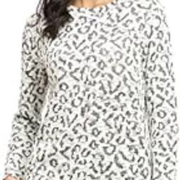 Yule Women’s White Knit Top | Jacquard Lurex Design | Round Neck, Full Sleeves | Stylish Sweat Style Top for Office & Casual Wear | Regular Fit-image-45