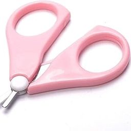SHUANGYOU New Born Baby Safety Nail Scissors with Circular Cutter Head (Pink).-image-18