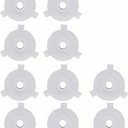 THE STYLE SUTRA® 10 Pieces Lamp Shade Reducer Rings Lamp Rings Sturdy Lamp Accessories Washer E27 to 11mm-13