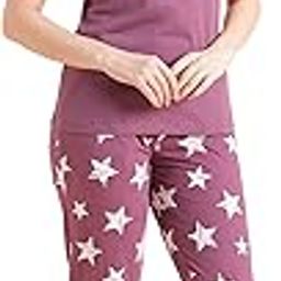 Women Printed Pyjama Set-image-1