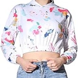 Women's Typographical Printed Western Top with Hoodie Neck & Elastic Cuff Long Sleeve || Drawstring Pullover Top || Loose Casual Hoodies for Women Top.-image-87