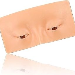 3D Realistic Eye Makeup Dummy for Practice, Silicone Indian Skin Color, Eye Makeup Practice Dummy Board (1 Pc)-20