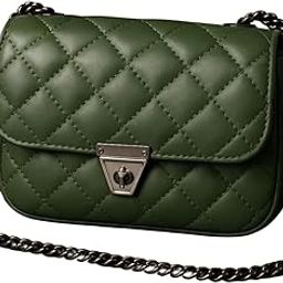 Green Quilted Sling Bag – Trendy, Durable Strap, Functional Design-picture-36