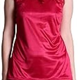 Women's Satin Pyjama Set_bc011_Pink_M-picture-49