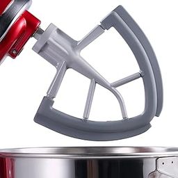 Lawenme Flex Edge Beater Mixer Attachments for Kitchenaid Tilt-Head Stand Mixers, Mixer Accessory 4.5-5 Quart Beater Scraper Paddle with Both-Sides Flexible Silicone Edges (Grey)-18